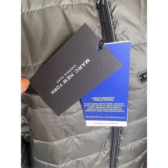 Marc New York Andrew Marc Lightweight Insulation Puffer Jacket NWT Small - Picture 6 of 7